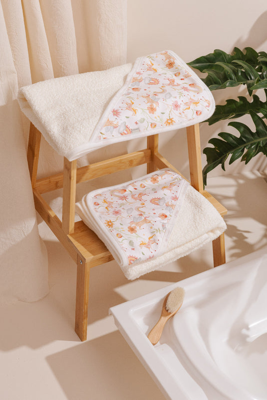 Toalla Capucha Jardín Mágico