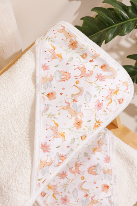 Toalla Capucha Jardín Mágico