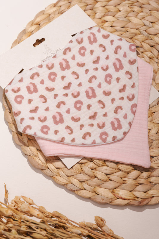 Baberos Muselina - Estampados Pack x 2